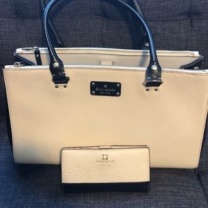 Kate Spade bag with matching wallet
